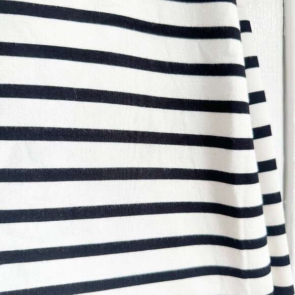 SPANX AirEssentials Boat Neck Top Black and White Stripe - Size M - Picture 3 of 3